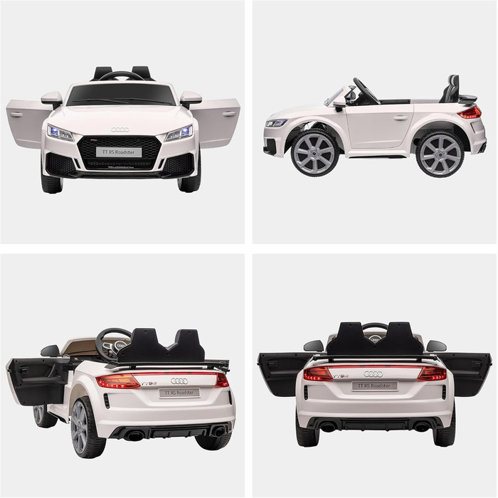 Дитячий електромобіль HOMCOM 12В дитячий електромобіль з пультом дистанційного керування 2.4G, музика, клаксон, електромобіль зі с