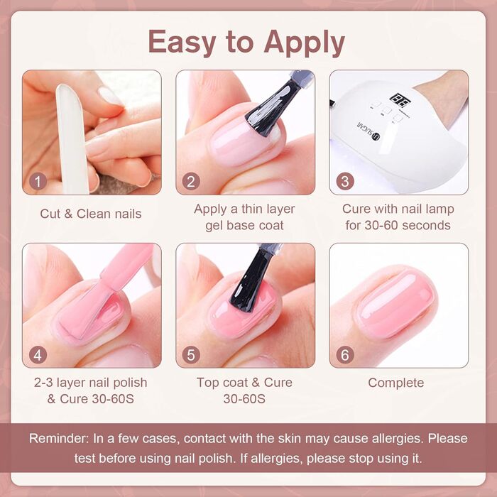 Набір гель-лаків Shining She (10 відтінків)