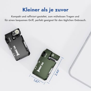 Світлодіодний акумуляторний ліхтарик WUBEN G5 - міні-брелок RGB 400 люмен, багатофункціональний магнітний USB EDC, водонепроникний ліхтарик з 6 режимами для кемпінгу, використання на свіжому повітрі, чорний