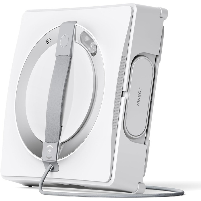 Робот для миття вікон ECOVACS WINBOT W2, режим очищення країв, розпилювач води з трьома соплами, 10-ступенева система захисту, упр