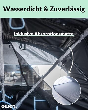 Намет на дах Owen Two Доступний з опцією тенту Кольори на вибір Просторий, комфортний намет на дах автомобіля Ідеально підходить для кемпінгу з автомобілем Універсальний аксесуар для кемпінгу Сірий з тентом