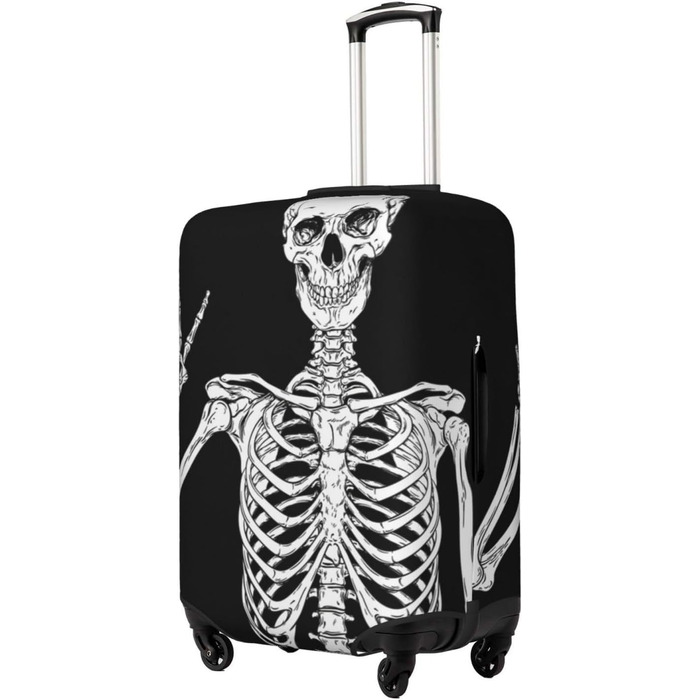 Чохол для валізи Totenkopf, міцний захист для багажу розміром 45.7-81.3 см, XL, чорний
