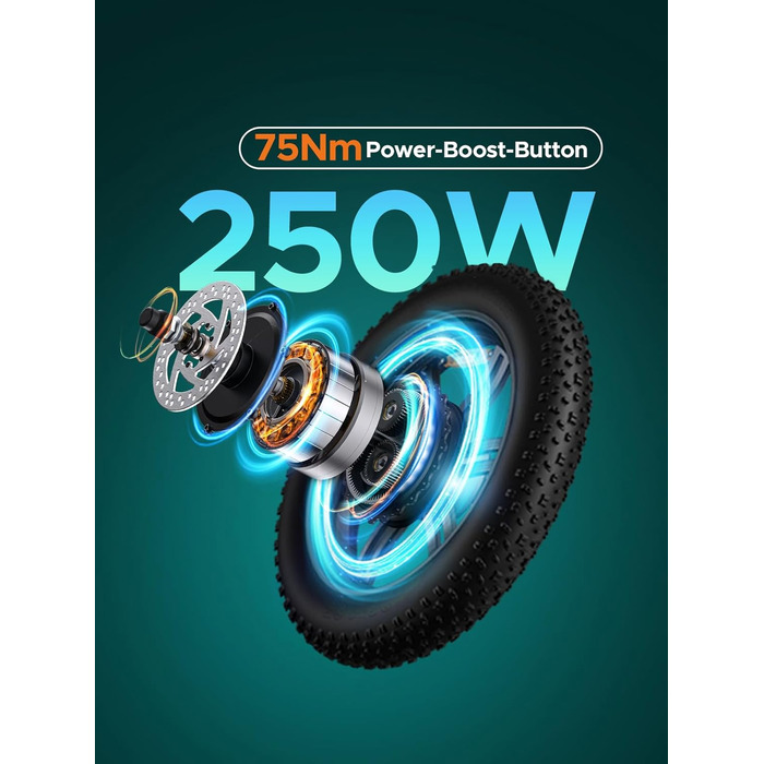 Чоловічий електровелосипед ENGWE з акумулятором 48 В 13 Аг, колесами 20 * 4,0 дюймів, 7-ступінчастою коробкою передач з РК-дисплеєм, двигуном 250 Вт та швидкістю 25 км/год, запасом ходу до 120 км L20/L20 Boost Black L20 BOOST