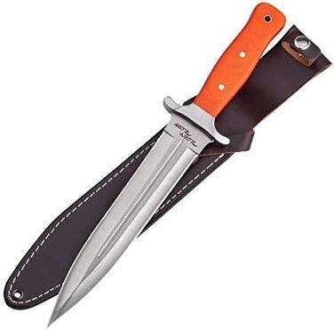 Ніж-перехоплювач PARFORCE Sautter Hatz-Watz Boar Hunter G10 FT у версії Full-Tang Orange