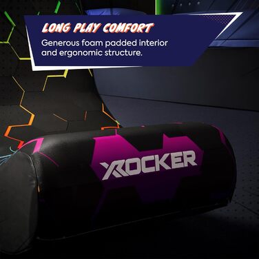 Дитяче крісло-гойдалка X Rocker Video - дизайн Neo Hex