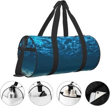 Дорожня сумка-мішок з морським мотивом, унісекс, спортивна сумка