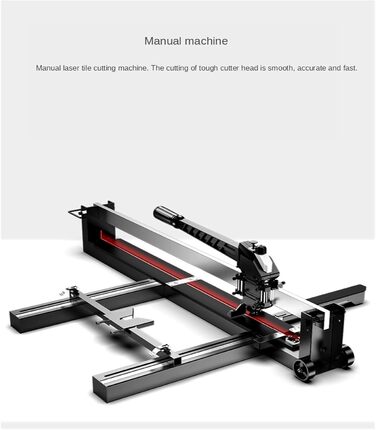 Ручний плиткоріз WLLKIY Покращений ручний плиткоріз, плиткоріз для керамічної плитки для підлоги, високоточна протяжка, зусилля розриву (1000)