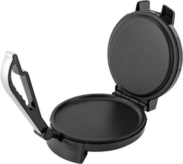 Електричний прес для тортильї чапаті Двостороння нагрівальна млинниця з нержавіючої сталі для чапаті, тортильї, коржів 1200 Вт