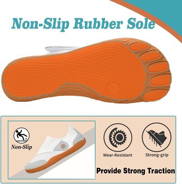 Діабетичне взуття Sisttke для жінок та чоловіків, широке, зручне, з підтримкою склепіння стопи, ортопедичні капці, дихаючі, регульовані, діабетичні капці, капці для артриту, розмір 42/43 EU, широкі, білі, розкішний сад