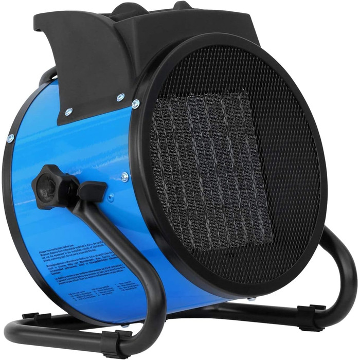 Тепловентилятор ALLEGRA PTC 3000 Вт Електричний вентилятор 230 В для дому та офісу Безпечний керамічний PTC обігрівач з термостатом та захистом від перегріву Портативний додатковий обігрівач