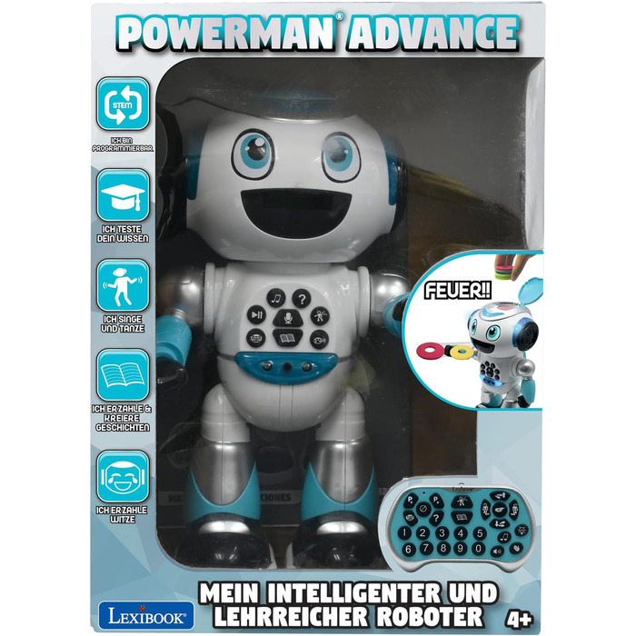 Робот з дистанційним керуванням, інтерактивна та розвиваюча іграшка для дітей, гуляє, танцює, відтворює музику, створює та розпові