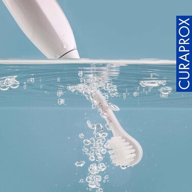 Змінна насадка для щітки Curaprox Sensitive Duo, для електричної зубної щітки Hydrosonic Pro та Easy Sonic, насадка для щітки у формі сльози, різні кольори нитки, упаковка поповнення 2 шт. и 2 шт. и (1 упаковка)