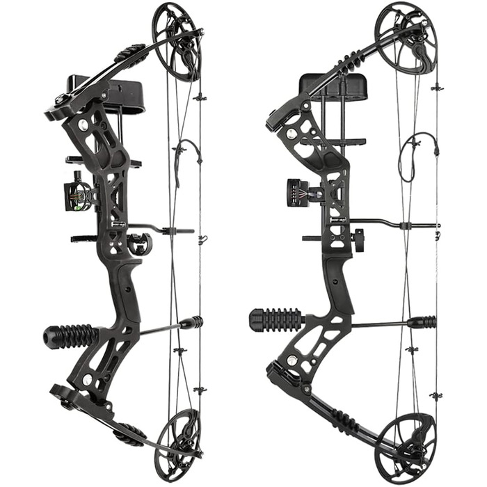 Набір складених луків ZSHJGJR 35–70 lb – регульований мисливський та спортивний лук з повним комплектом аксесуарів