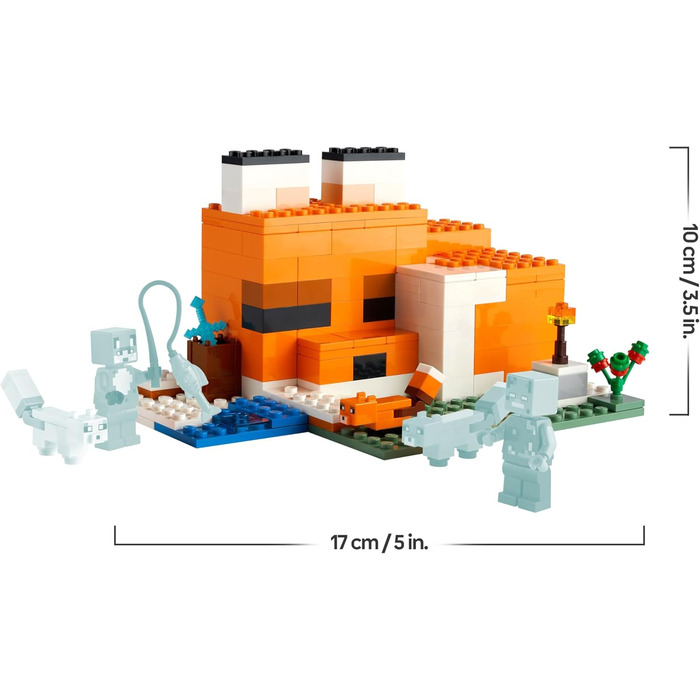 Конструктор LEGO Minecraft 21178, Лігво Лисиці, 193 деталі