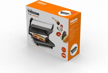 Контактний гриль Tristar GR-2650 Антипригарне покриття рухома кришка 700 Вт
