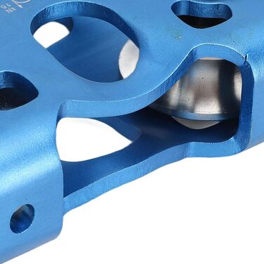 Подвійний блок для зіплайна, канатна дорога у формі серця для скелелазіння та використання, легка та синього кольору.