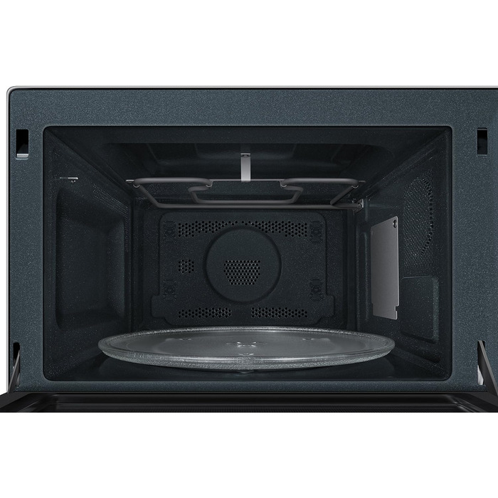 Комбінована мікрохвильова піч Samsung MC32J7055CT/EG з грилем і гарячим повітрям, 900 Вт, 32 л місця для приготування їжі (дуже велике), ширина 52,3 см, тонке смаження, програма дріжджового тіста/йогурту, срібло 32 л мікрохвильова піч/гриль/гаряче повітря