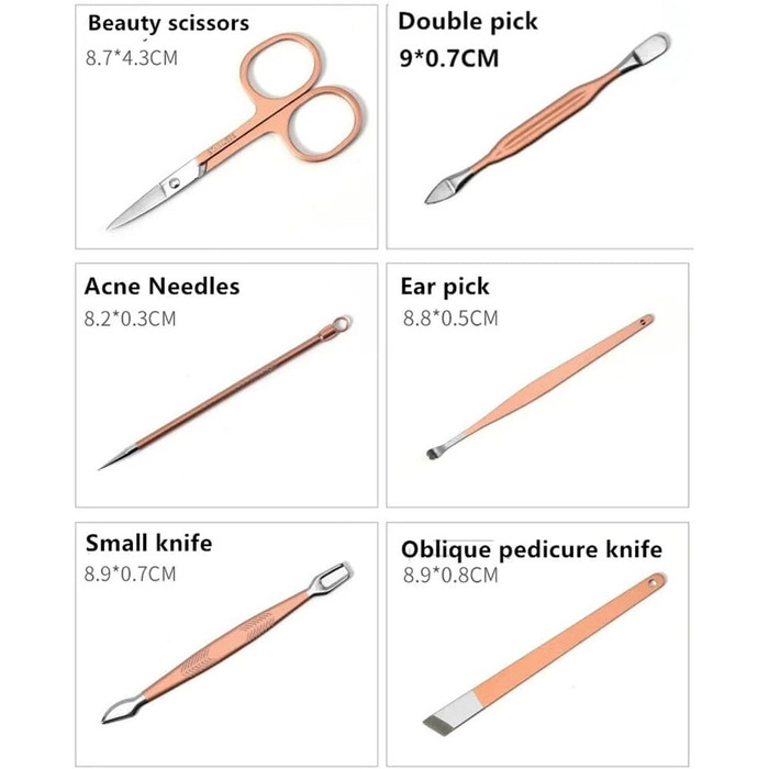 Набір різаків для нігтів, набір для важкої стрижки нігтів, дорожній набір для нігтів, портативні набори для нігтів, аксесуари для нігтів, аксесуари для манікюру нігтів, набір для чищення та догляду, підходить для чоловіків і жінок для стрижки ih