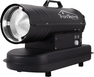 Дизельний обігрівач Tronitechnik, дизельний генератор гарячого повітря потужністю 20 кВт, будівельний обігрівач з баком на 19 л, цифровий дисплей температури, захист від перегріву