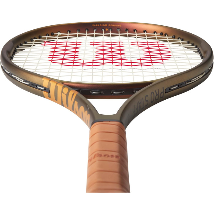 Тенісна ракетка Wilson Pro Staff 26 V14 — 26 дюймів, коричнева, зі струнами