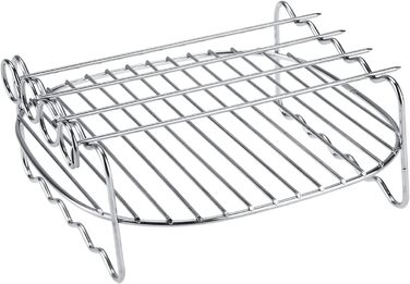 Стійка для фритюрниці Ninja, шампури Деко для випікання для штабельованої фритюрниці Cosori 3.8 л Заміна решітки для барбекю двошарова