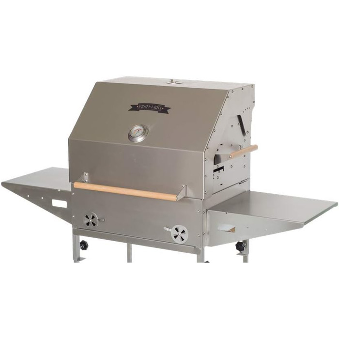 Гриль Profi Grill PG 600 з нержавіючої сталі, гриль на вугіллі, гриль для курки, гриль-вертел, камінна яма