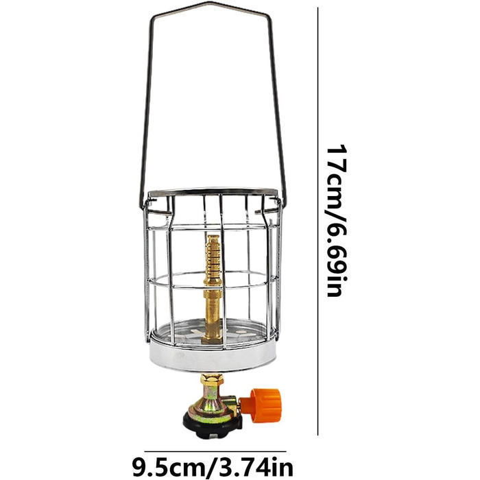 Пропанові ліхтарі, легкі газові ліхтарі для кемпінгу, портативний газовий ліхтар для кемпінгу, газовий ліхтар з п&39єзорозпалом, ліхтарі для відключення електроенергії з ручкою, для аварійного та домашнього використання, кемпінгові ліхтарі