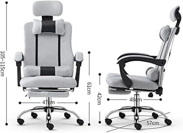 Ігрове крісло, комп&39ютерне крісло, крісло для домашнього офісу, регульоване крісло для кіберспорту, сітчасте крісло, підйомне та обертове крісло Boss