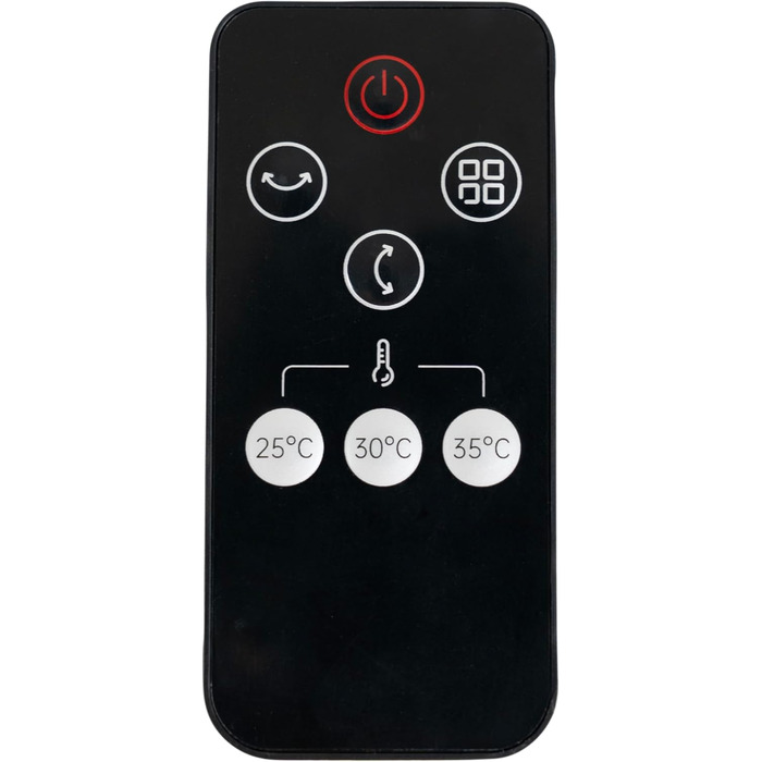 Обігрівач Unold 86535 3D - мідний/чорний, 1800 Вт, захист від перегріву, клас захисту II, вентиляція, тепле повітря, гаряче повітря, 3D циркуляція повітря - коливання 80