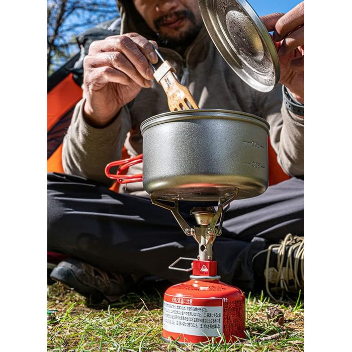 Легкий титановий кемпінговий горщик EVERNEW зі складною ручкою, 600 та 900