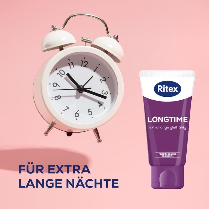 Силіконове масажне та лубрикантне масло Ritex Longtime, 100 мл