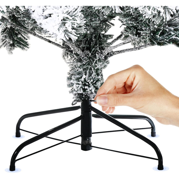 Штучна ялинка зі снігом 180 см Peviasot