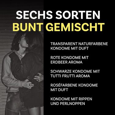 Презервативи BILLY BOY Big Mix, 200 шт. 56 мм Мікс презервативів широкого крою Різні кольори (2 x 100 шт. )