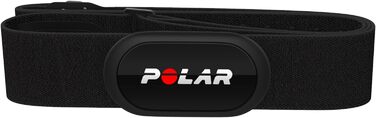 Датчик серцевого ритму Polar H10, ANT, Bluetooth, ЕКГ, водонепроникний датчик серцевого ритму з нагрудним ременем H10 M-XXL чорно-чорний