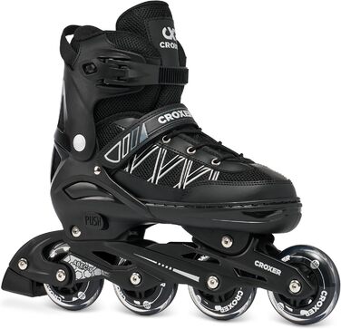 Регульовані роликові ковзани 2-в-1 Torch - колеса 76 мм з поліуретану, твердість гуми 82A, хром ABEC-9 - система подвійної вентиляції та DSAS - легкий корпус з полікарбонату - до розміру 45 (27,5 см-29,5 см)