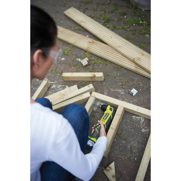 Акумуляторний дриль-шуруповерт Ryobi RAD1801M (без акумулятора зарядний пристрій, швидкозатискний патрон 10 мм, світлодіодне підсв