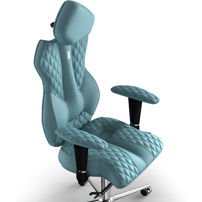 Ергономічне офісне крісло KULIK SYSTEM - Зручне та регульоване крісло з підтримкою спини та попереку Запатентований дизайн для зняття болю в спині та шиї Екошкіра ROYAL - Sky Design Екошкіра - Design Sky