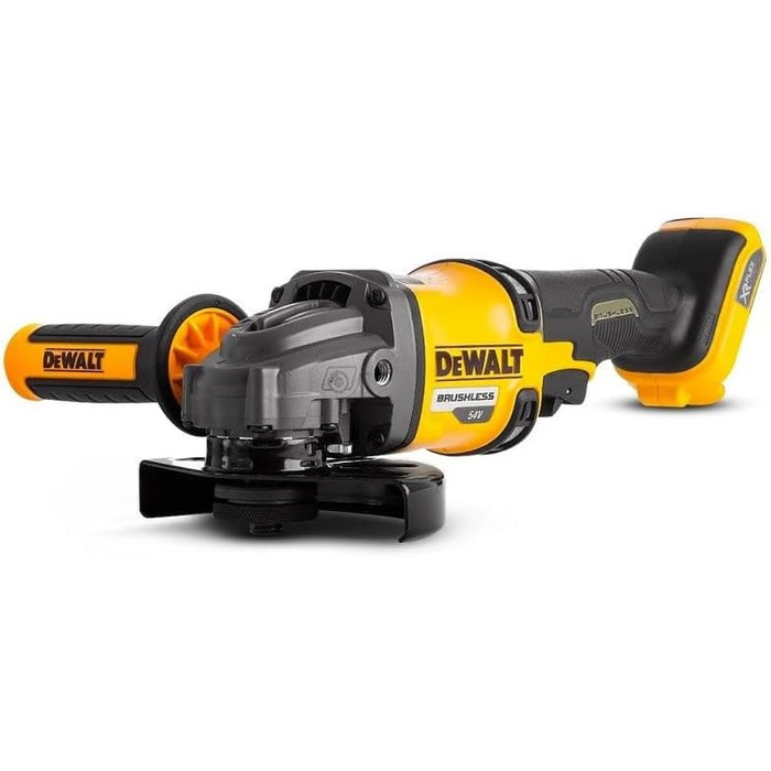Кутова шліфувальна машина DEWALT DCG418X2-QW 125 мм 54В FV 2x9Ач чорно-жовта