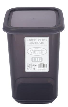 Контейнер для сипучих Violet House 0298 Transparent Black 1.1 л (6859643)