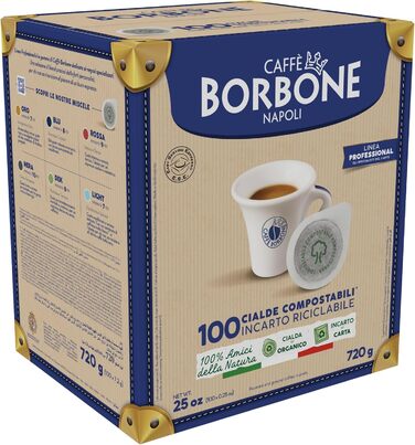 Кавових капсул Borbone, чорні, мікс, ESE, 44 мм. Чорний мікс, ука (100 упаковок), 100