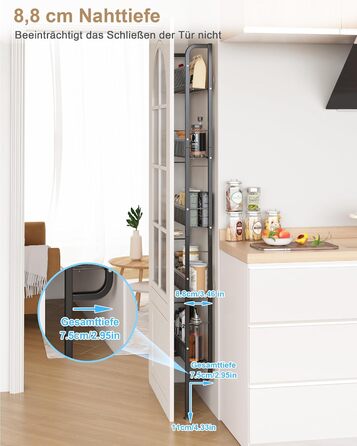 Рівнева вузька металева полиця для ванної кімнати, книжкова полиця, настінна полиця для кухні, полиця-драбина, багатофункціональна металева полиця для тісних приміщень, чорна, 5-