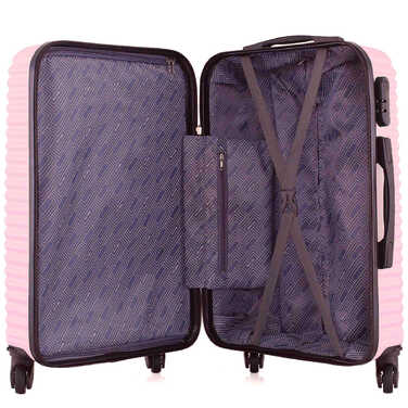 Валіза Semi Line 22' (M) Pink Cream (T5573-3)