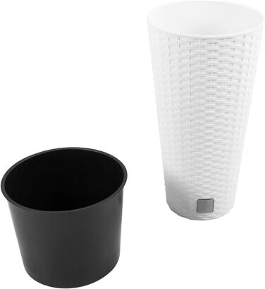 Каструля Time Cabinet об&39ємом 15,5 літрів зі вставкою 25 x 25 x 47,6 см білого кольору