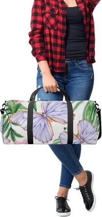 Спортивна сумка для фітнесу, йоги та танців, дорожня сумка для вихідних, з красивим дизайном метелика, унісекс сумка для тренувань