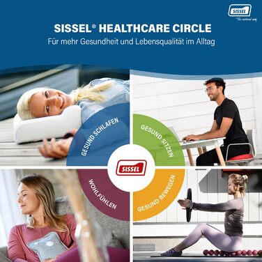 Ортопедична подушка для шиї Sissel Soft Plus Спеціальна в&39язкопружна піна для ідеального комфорту сну Регульована висота М&39який велюровий чохол Ідеально підходить для болю в шиї 5-річна гарантія