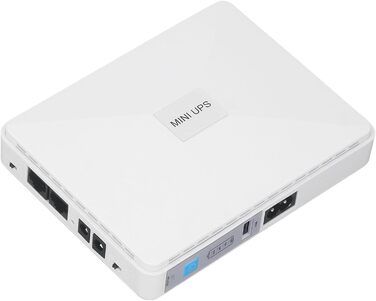 Джерело безперебійного живлення DOACT, 2A 18Wh Mini UPS 100-240V 8800mAh для маршрутизатора (розетка ЄС), DOACT5vmyandzrp-12 EU Plug EU Plug EU