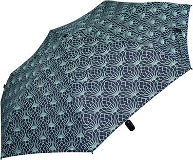 Складна парасолька Knirps Slim Duomatic з автоматичним відкриттям/закриттям із захистом від ультрафіолету Renature - Зелений Renat