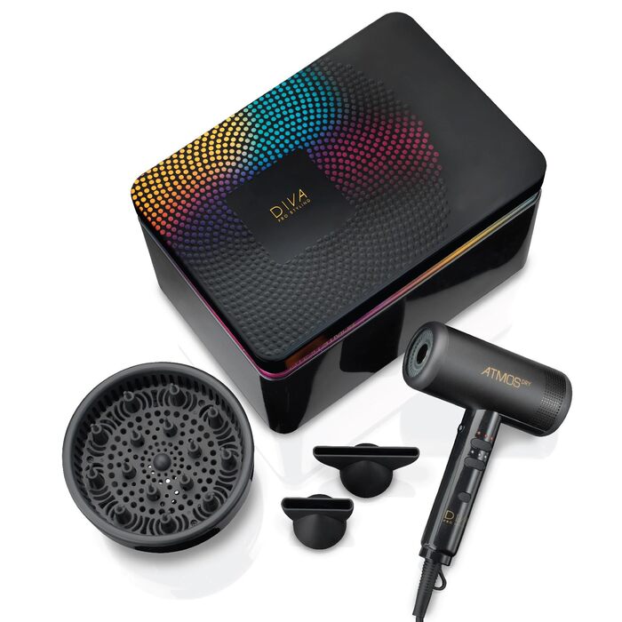 Фен Diva Atmos Dry, чорний