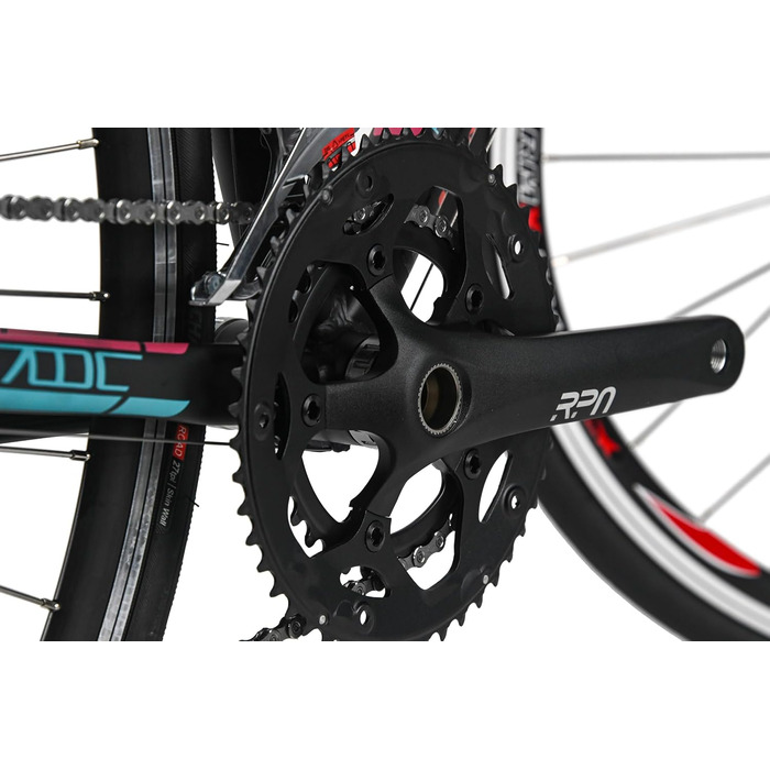 Велосипед WYLD Racing 28&39&39 Whirlwind 200 чорно-фіолетовий 18 передач 60 см