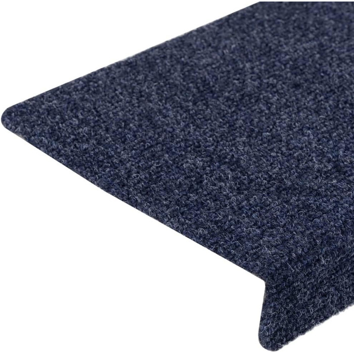 Сходинки, що клеяться, поліпропіленовий матеріал, шумопоглинальний килимок для сходів, можна прати в пральній машині, нековзні, 65 x 21 x 4 см (5 шт.) Антрацит 732